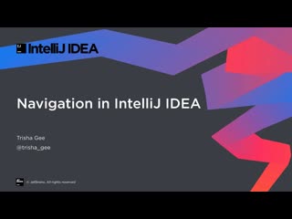 Navigation in intellij idea