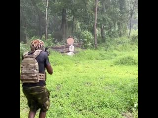 Shooting in the rain with the youngin