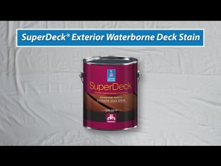 Staining your new deck sherwin williams