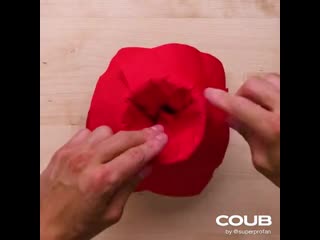 Napkin fold rose