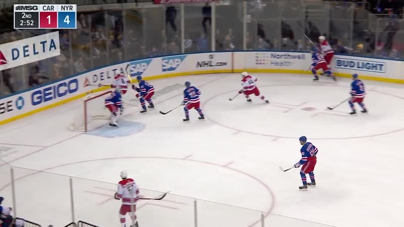 Henrik lundqvist loses stick, stretches out right pad for fantastic save