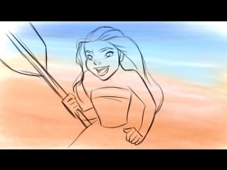 Disneys moana animation pencil test