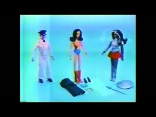 Wonder woman doll 1976 mego corp сommercial 1977