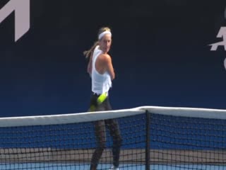 Watch top tennis stars gear up ahead of the australia open