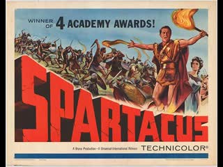 Spartacus (1960) larger screen kirk douglas, laurence olivier, jean simmons