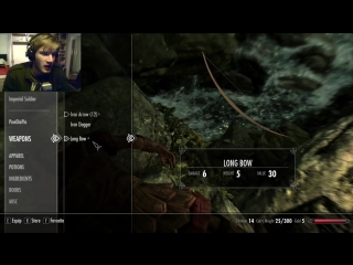 Pewdie plays skyrim part 2 dont call my mom a dad!