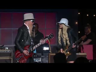 Billy gibbons (zztop) & orianthi sharp dressed man