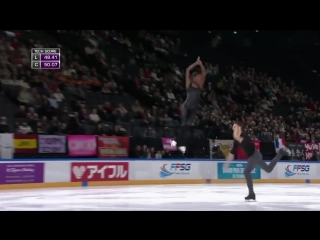 Vanessa james morgan cipres free skate trophee de france 2016 hd