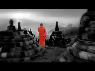 Buddhist thai monks chanting