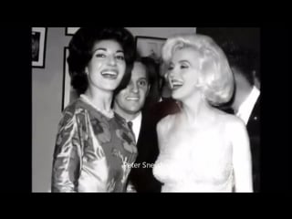 Marilyn monroe meets maria callas at jfk's birthday party 1962