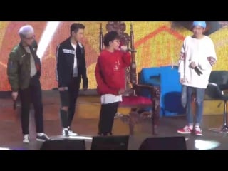 [fancam] 151003 beetween fanmeeting (taeil hip hop star)