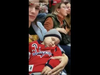 Baby ovi thinks this game is a snoozer