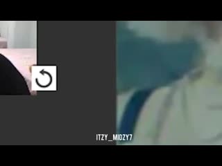 200906 шин рюджин на мероприятии @ itzy's video call event cr itzy midzy7