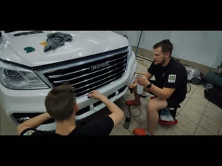 Haval h9 оклейка бронепленкой | lucky car detailing