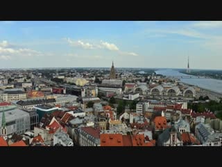 Рига с высоты птичьего полета riga from the sky