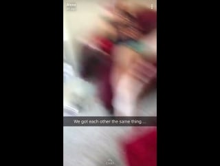 Snapchat alexa mansour (with christian anthony) 25/12/17