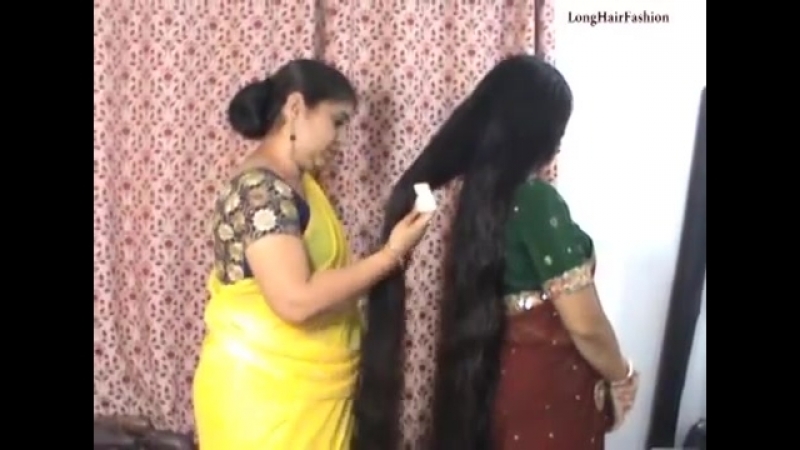 Styling porn video – 3 longhair ladies longhair styling promo