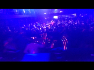 Sasha goodman in b&b one club playing "axwell & sebastian ingrosso together (sad panda rework)"