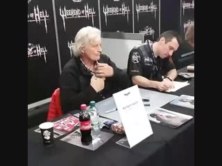 Rutger hauer rocks exclusive by olya chaltseva german comiccon 2018