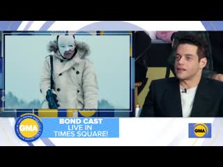 Stars of new james bond film react to trailer l gma