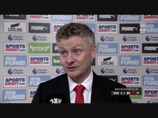 Solskjaer speaks our caretaker manager spoke to mutv after tonights win