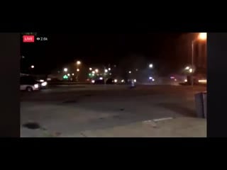 At least four officers shot in st louis as rioters open fire on them