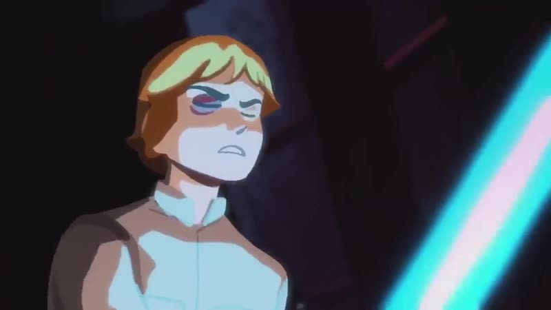 Люк vs дарт вейдер ''star wars galaxy of adventures''