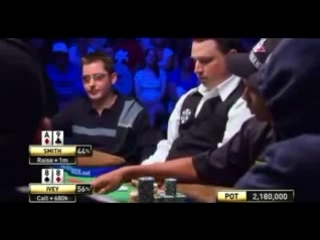 Phil ivey mucks the winning hand wsop me 2009