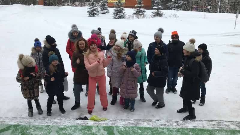 Душевная поём с 3 отрядом😁