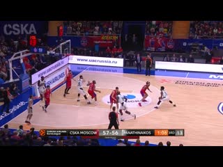 Cska moscow panathinaikos opap athens highlights turkish airlines euroleague