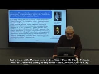 Lecture dr claudio pellegrini art, and an evolutionary step