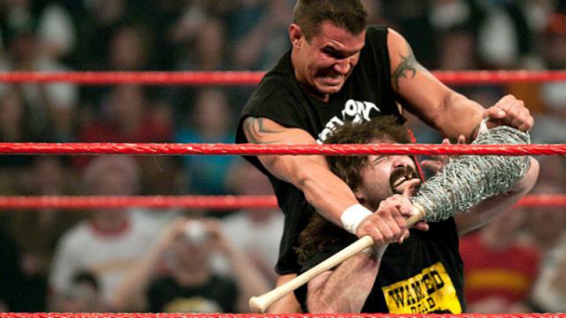 Backlash 2004 randy orton vs cactus jack (no holds barred)