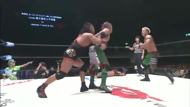 Akira tozawa &amp; shingo takagi (c) vs eita &amp; t hawk (dragon gate kobe pro wrestling festival 2014)