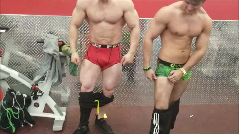 Flaunts porn video – Blonde savage flexes “how big” biceps flaunts godly muscular legs