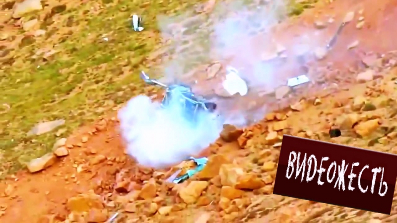 Прямиком в обрыв © видеожесть