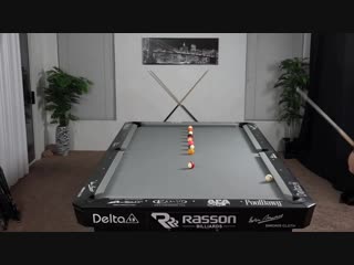 Billiard drill #6 classic line up venom trickshots