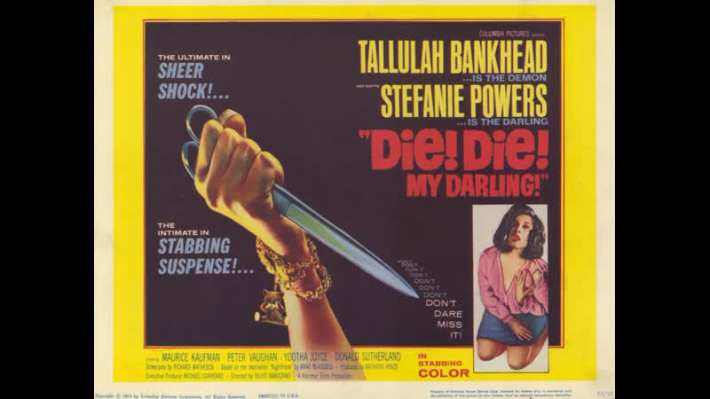 Die die my darling (1965)(fanatic) 1080p tallulah bankhead, stefanie powers, peter vaughan