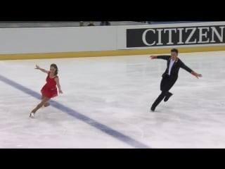 Mishina anastasia galiamov aleksandr (rus) pairs short program bratislava 2018