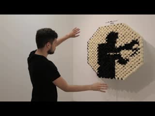 Daniel rozin, pompom mirror, 2015