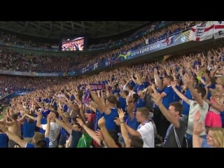 Icelandic win celebration