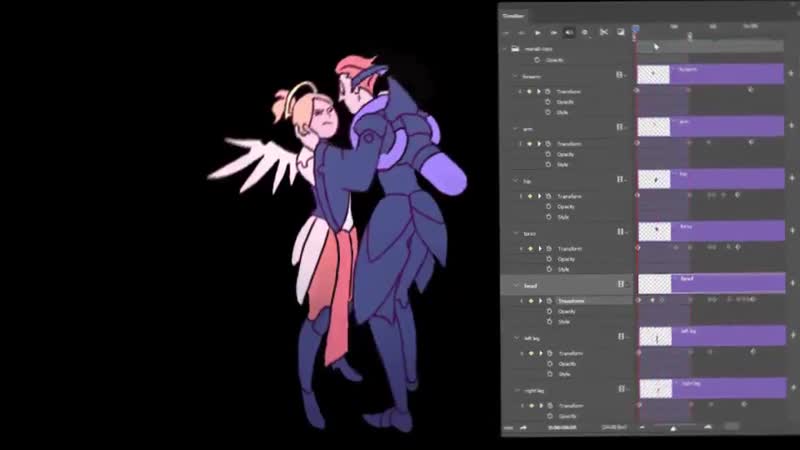 Moira x mercy kiss