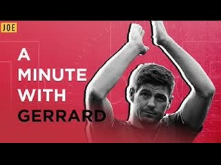 Steven gerrard on rangers, liverpool, klopp and messi | a minute with gerrard