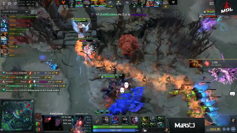 Virtus pro vs mineski mdl paris major