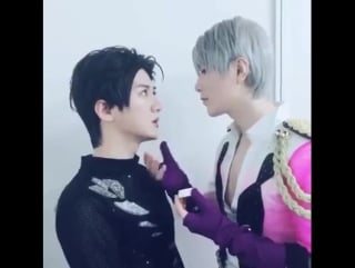 Yuri on ice ~ yaoi cosplay ~ baozi & hana