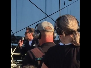 19 07 2017 halden (norway) recording of allsang på grensen with thomas anders