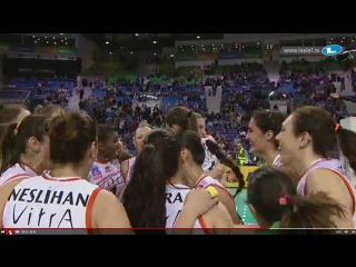 Matchball for eczacibasi and they convert