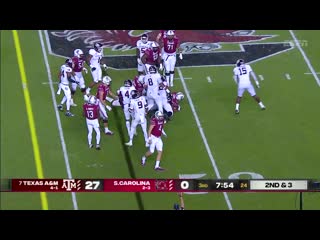 Ncaaf 2020 wk10 texas am at south carolina