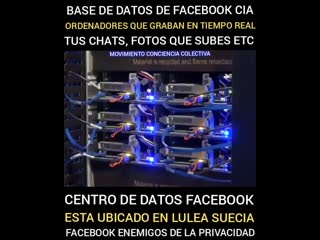 Facebook base de datos de la cia