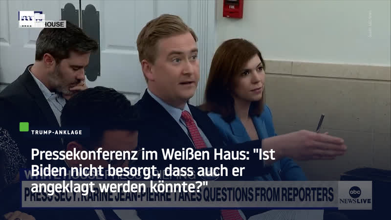 Pressekonferenz im weissen haus "ist biden nicht besorgt, dass auch er angeklagt werden könnte?"