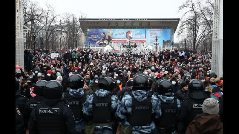 Навальный протесты 31 января / спецэфир дождя